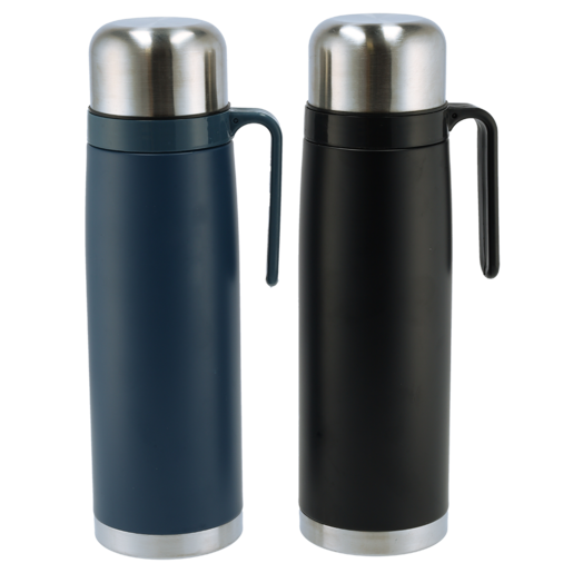 Colour Vacuum Stainless Steel Flask 1L (Colour May Vary)