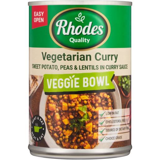 Rhodes Quality Vegetarian Curry Veggie Bowl 400g 