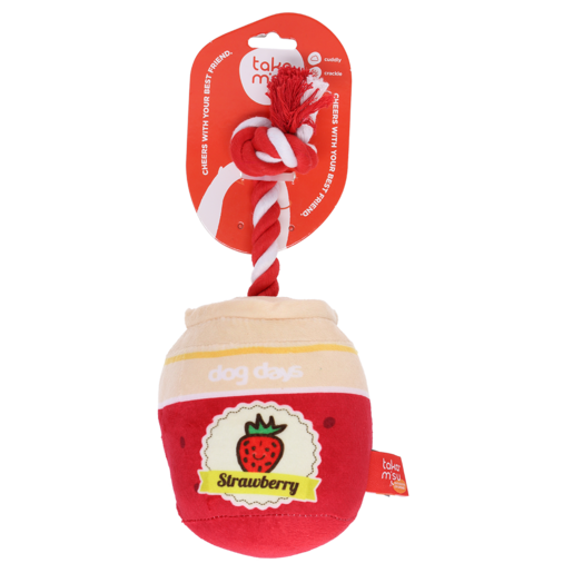 Takamsu Red Strawberry Dog Toy