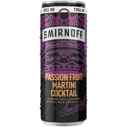 Smirnoff Passion Fruit Martini Cocktail Can 300ml