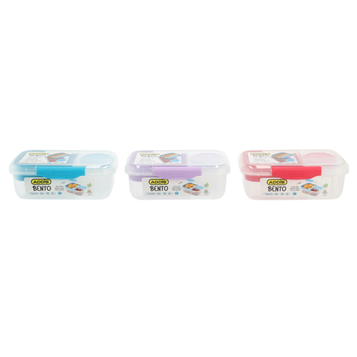 ADDIS Bento Lunch Box 1.6L (Colour May Vary)