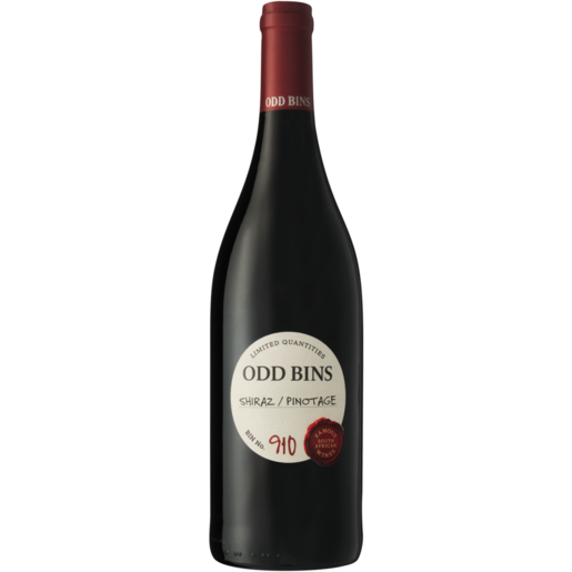 Odd Bins 910 Shiraz Pinotage Red Wine Bottle 750g