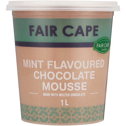 Fair Cape Dairies Mint Flavoured Chocolate Mousse 1L