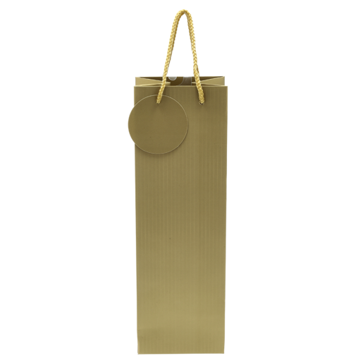 Gold Luxury Bottle Gift Bag