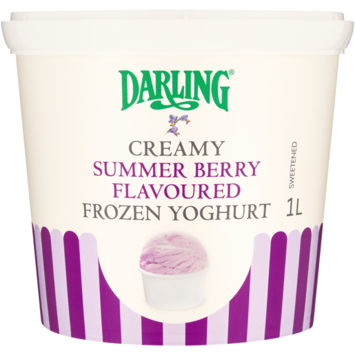 Darling Summer Berry Flavoured Creamy Frozen Yoghurt 1L 