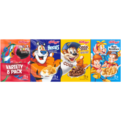 Kellogg's Cereal Variety Pack 8 x 25g