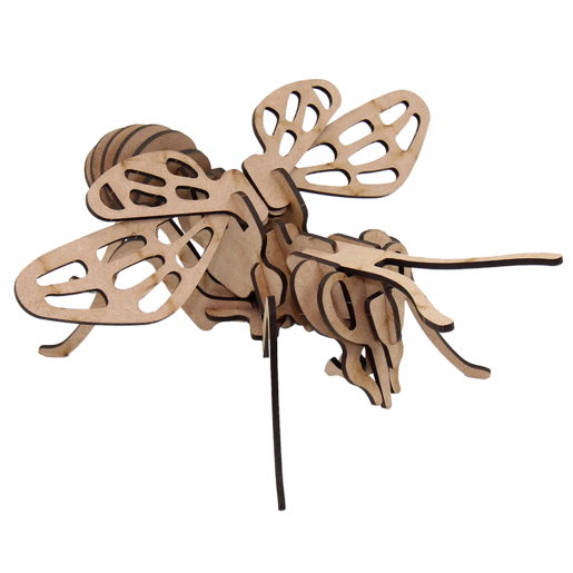3D Buildable Wooden Model Insects - Honey Bee