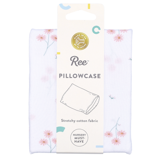 Ree Collective White Daisy Pillowcase
