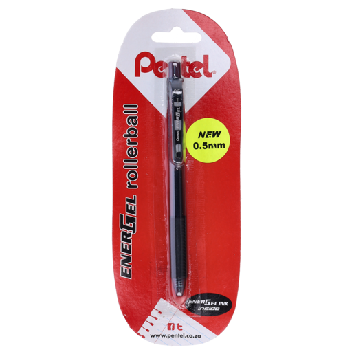 Pentel Energel Black Gel Pen 0.5mm