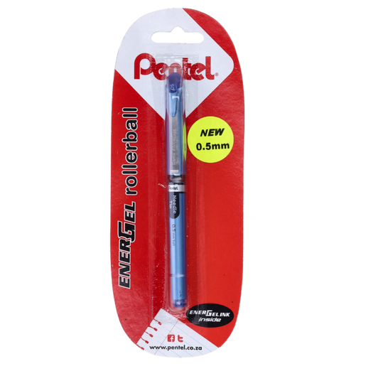 Pentel Blue Energel Needle Tip Gel Pen 0.5mm