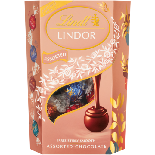 Lindt LINDOR Limited Edition Assorted Milk Chocolate Truffles 200g 