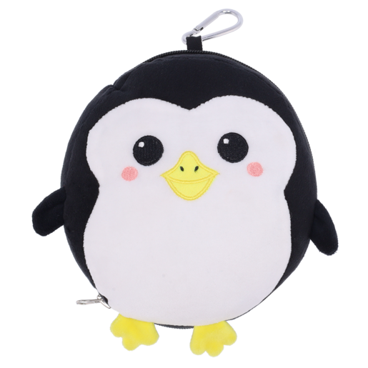 Penguin with Eye Mask Travel Pillow