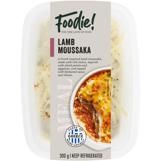 Foodie! Lamb Moussaka Ready Meal 300g 
