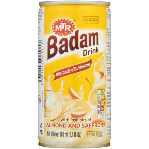 MTR Almond & Saffron Badam Milk Drink 180ml 