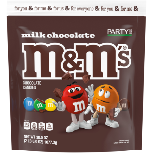 M&M's Milk Chocolate Candies 1077kg