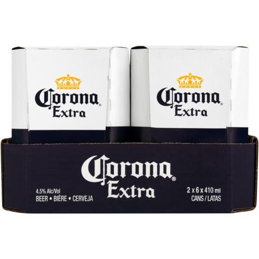 Corona Extra Beer Cans 12 x 410ml 