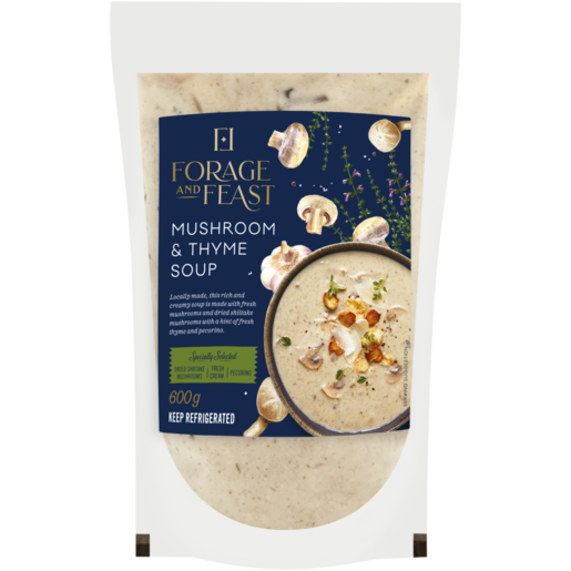 Forage And Feast Mushroom & Thyme Soup 600g 