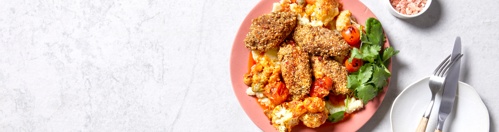 Couscous Crusted Chicken-style Pieces