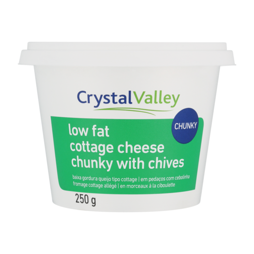 Crystal Valley Low Fat Chives Cottage Cheese 250g