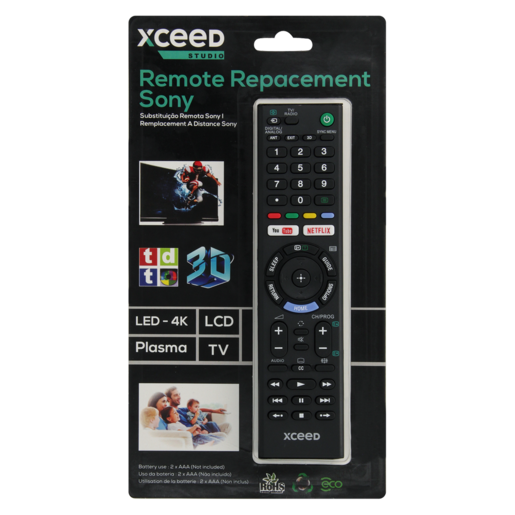 Xceed Studio Sony Replacement Remote