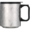 Silver Checker Plate Camping Mug