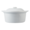 White Round Ceramic Casserole Dish 24cm