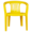 Children's Plastic Arm Chair (Colour May Vary)