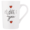 Red, White & Black Love You Coffee Mug