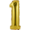 Oaktree Gold Number 1 Foil Balloon 86cm