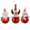 Santa's Choice Red Christmas Tree Bell (Assorted Item - Supplied At Random)