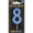 Party Xpress Metallic Blue Number 8 Birthday Candle