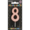 Party Xpress Rose Gold Number 8 Birthday Candle