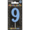 Party Xpress Metallic Blue Number 9 Birthday Candle