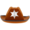 Party Xpress Brown Cowboy Sheriff Hat