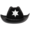 Party Xpress Black Cowboy Sheriff Hat