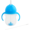 Munchkin Blue Weighted 207ml Flexi-Straw Cup With Brush