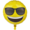 Oaktree Cool Emoji Round Foil Balloon 45.7cm