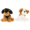 Scruffy Plush Dog 25cm (Assorted Item - Supplied At Random)