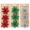 Santa's Choice Glitter Christmas Flower Tree Decoration 3 Pack (Type May Vary)