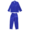 The Kit Plain Blue Man's Suit 2 Piece
