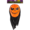 Party Xpress Orange & Black Halloween Mask