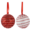 Santa's Choice Candy Stripe Tree Bauble 8cm (Assorted Item - Supplied At Random)