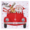 Braun + Company Red Santa's Car Christmas Napkins 33x33cm 20 Pack