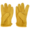 Q Premium Yellow Leather Work Gloves