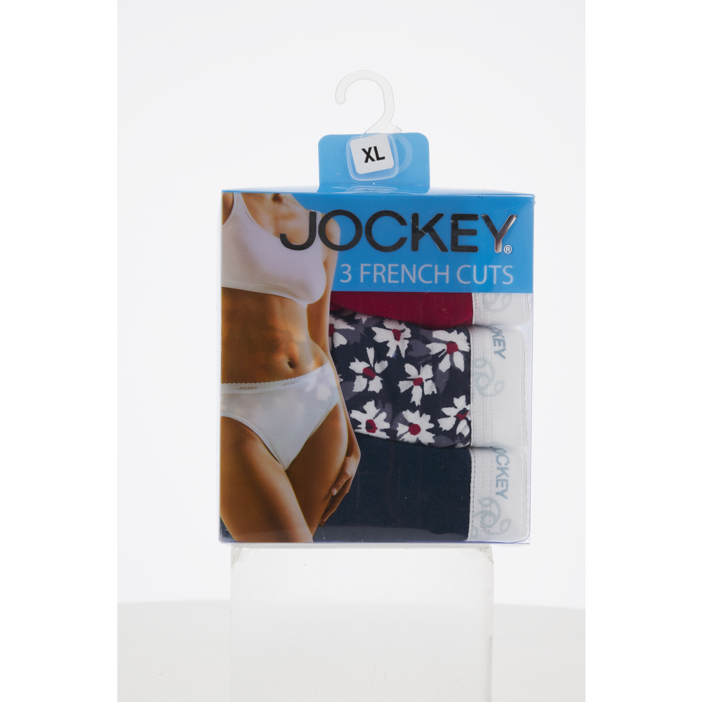 Jockey Ladies Extra Large French Cut 3 Pack, Panties